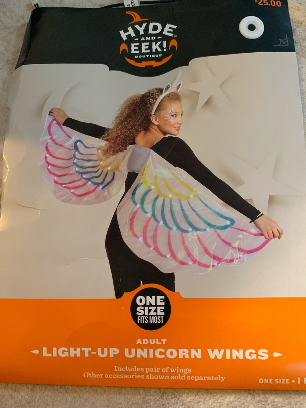 Hyde and Eek!Adult light-Up Unicorn Wings  Costume